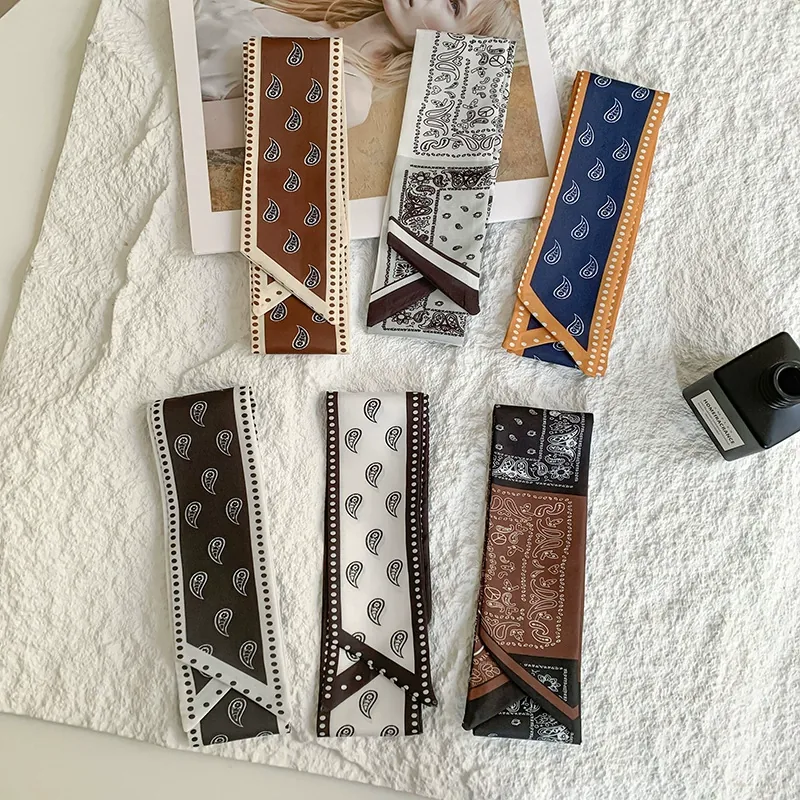 Long Silk Twilly Scarf view 2