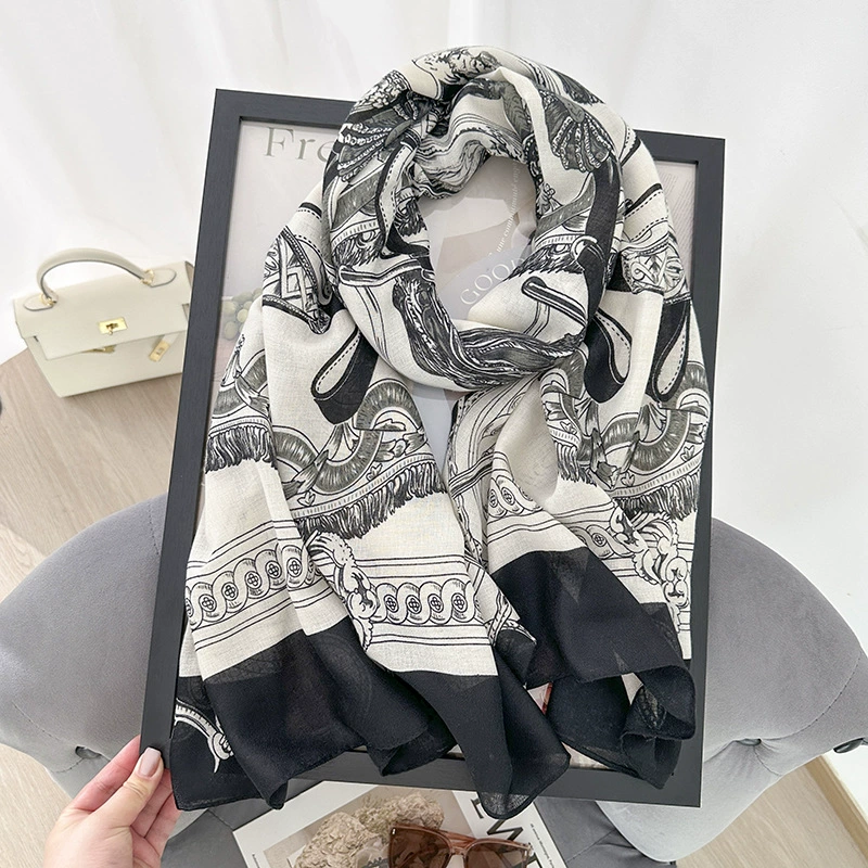 Sheer Summer Scarf Wrap view 2