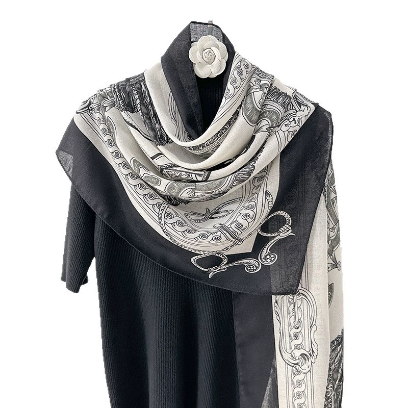 Sheer Summer Scarf Wrap view 5