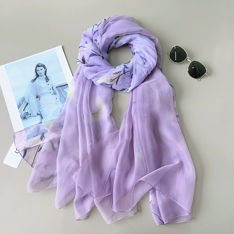 Chiffon Sheer Long Scarf view 4