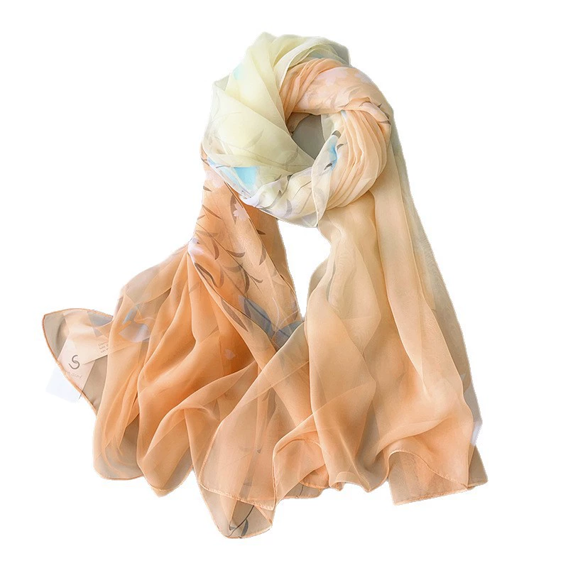 Chiffon Sheer Long Scarf view 5