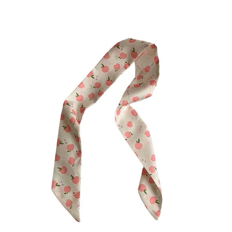 Fruit Print Long Silk Twilly view 5