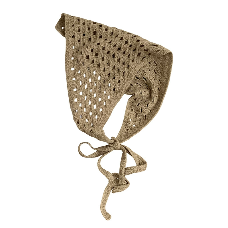 Knitted Triangle Head Scarf view 5