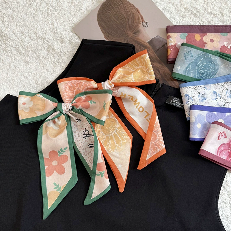 Polyester Long Twilly Scarf