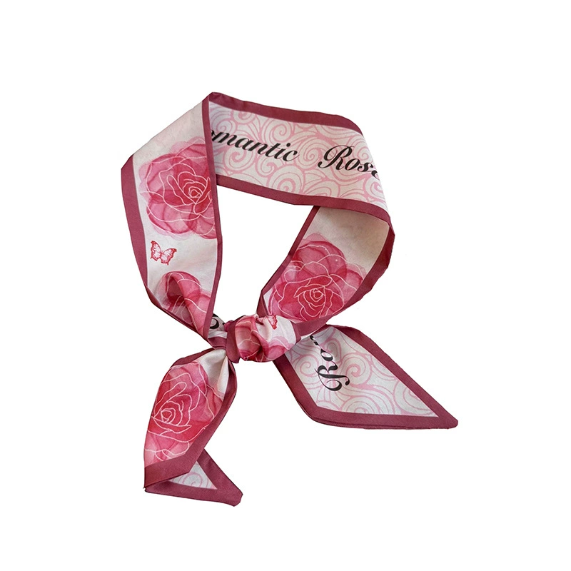 Polyester Long Twilly Scarf view 5