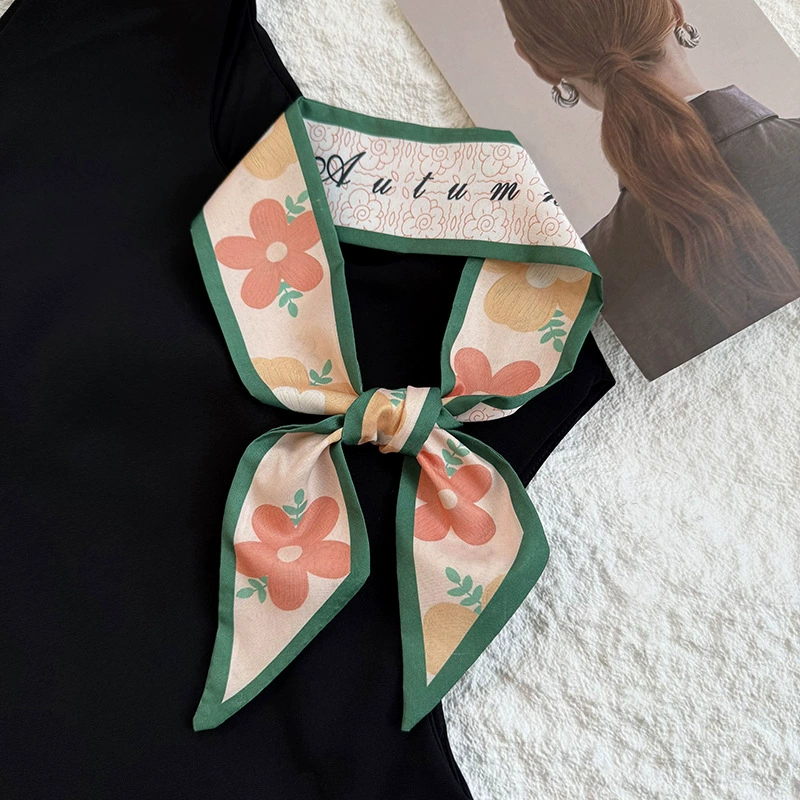 Polyester Long Twilly Scarf view 11