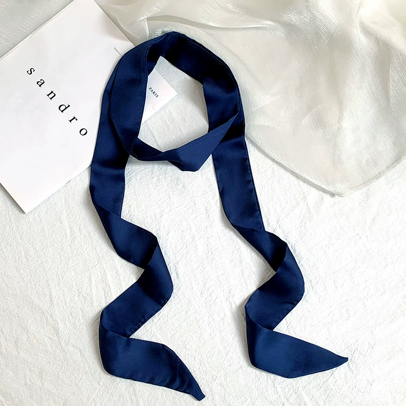 Narrow Long Silk Twilly view 7