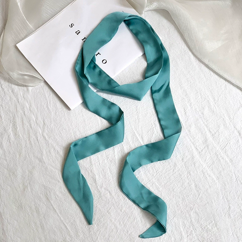 Narrow Long Silk Twilly view 10