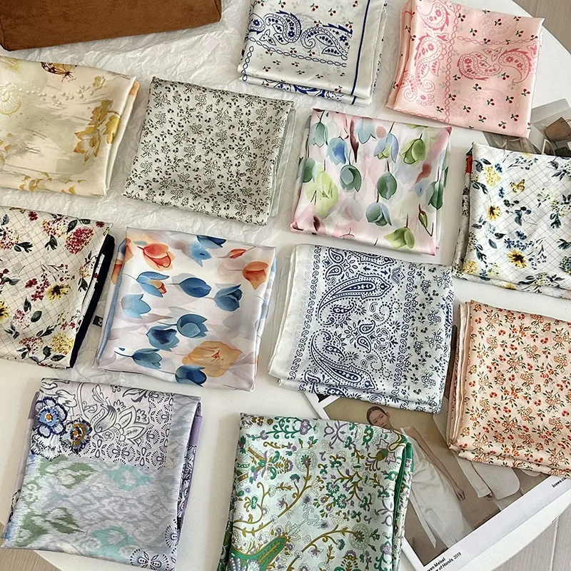 70cm Floral Square Scarf view 4