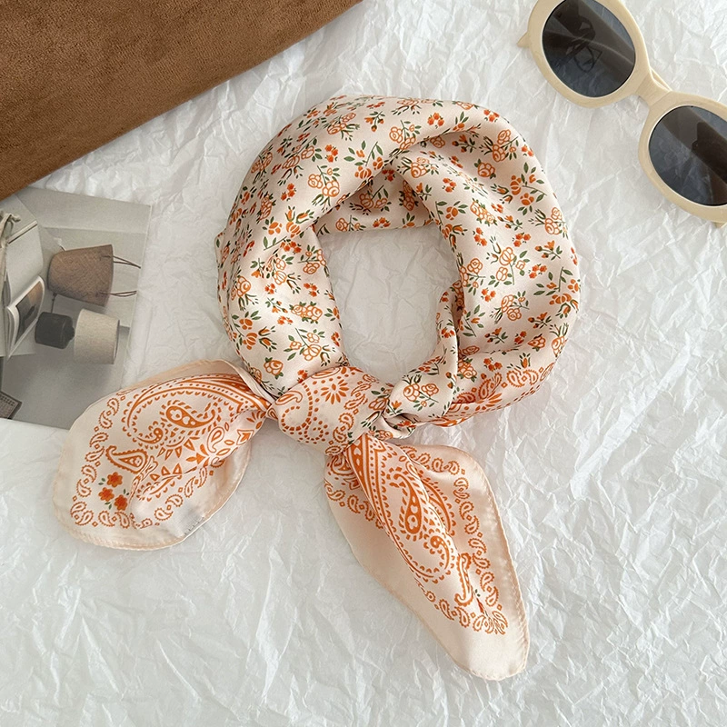 70cm Floral Square Scarf view 6
