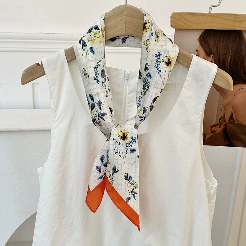 70cm Floral Square Scarf view 10