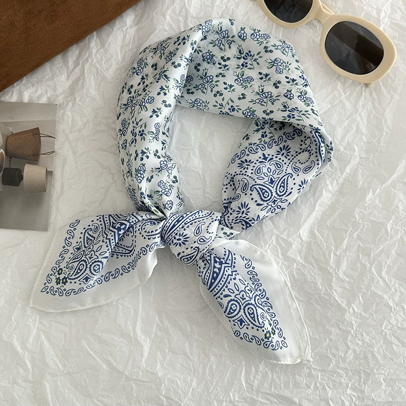 70cm Floral Square Scarf view 12