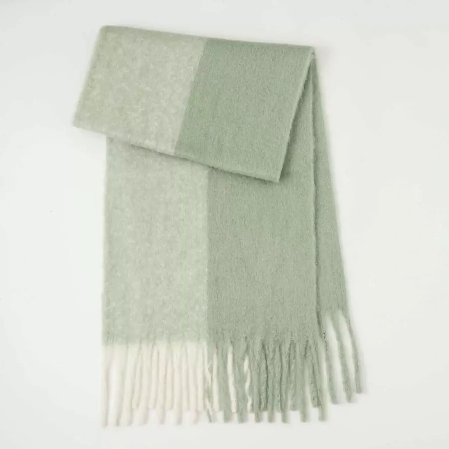 Striped Fringe Scarf view 6