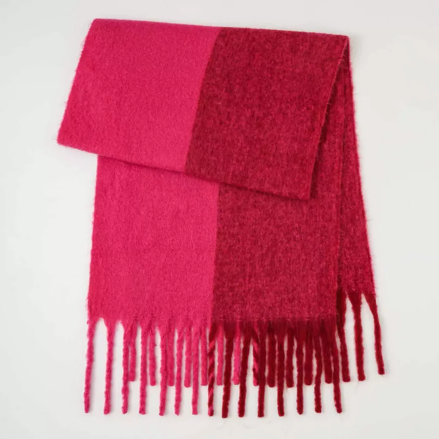 Striped Fringe Scarf view 7