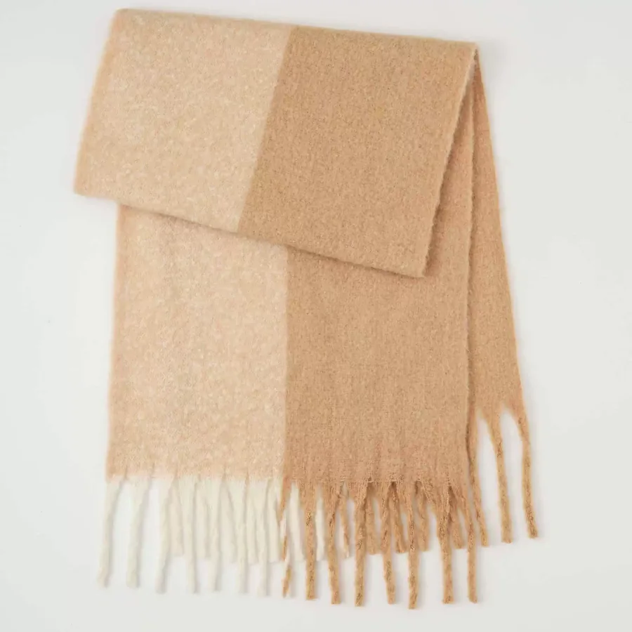 Striped Fringe Scarf view 9