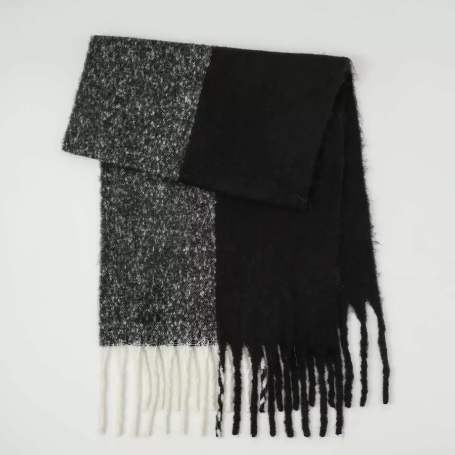 Striped Fringe Scarf view 10