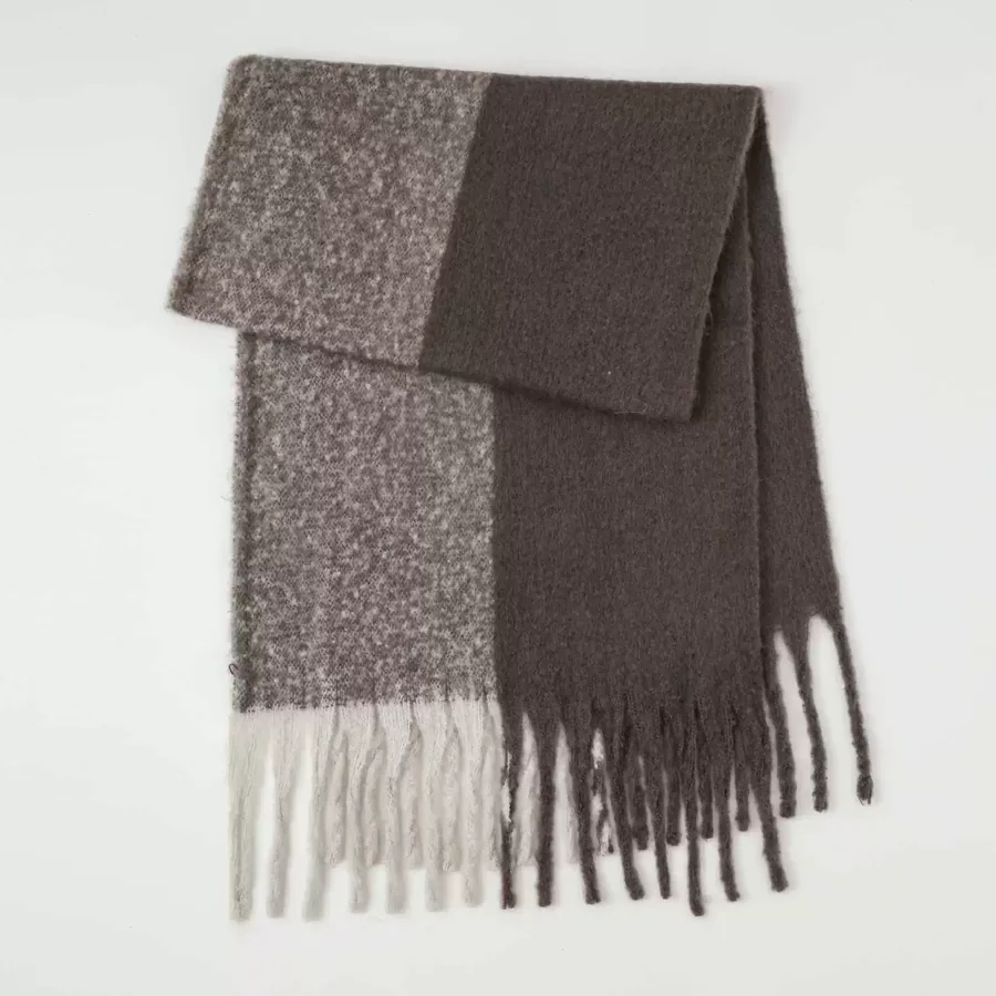 Striped Fringe Scarf view 11