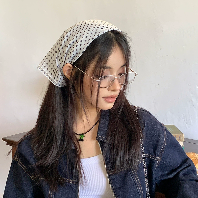 Polka Dot Square Scarf view 8
