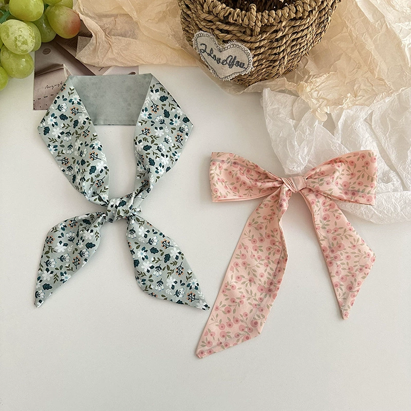 Floral Polyester Twilly view 3