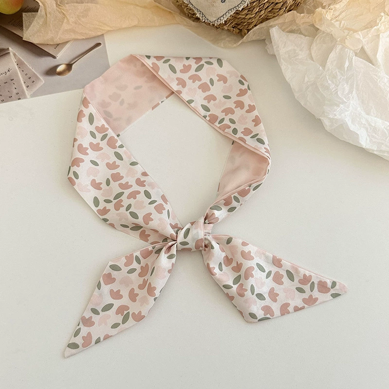 Floral Polyester Twilly view 6