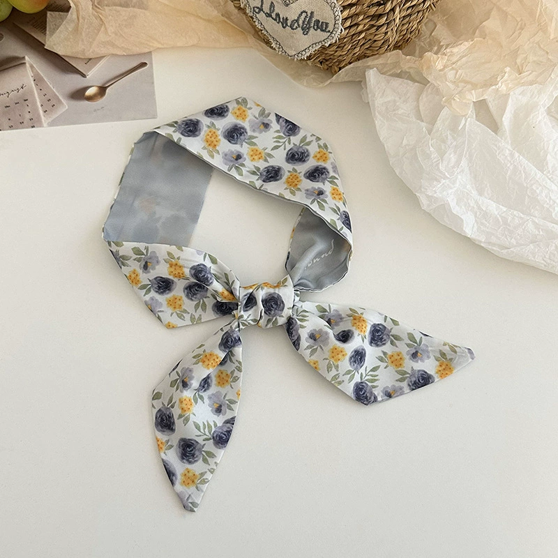 Floral Polyester Twilly view 12