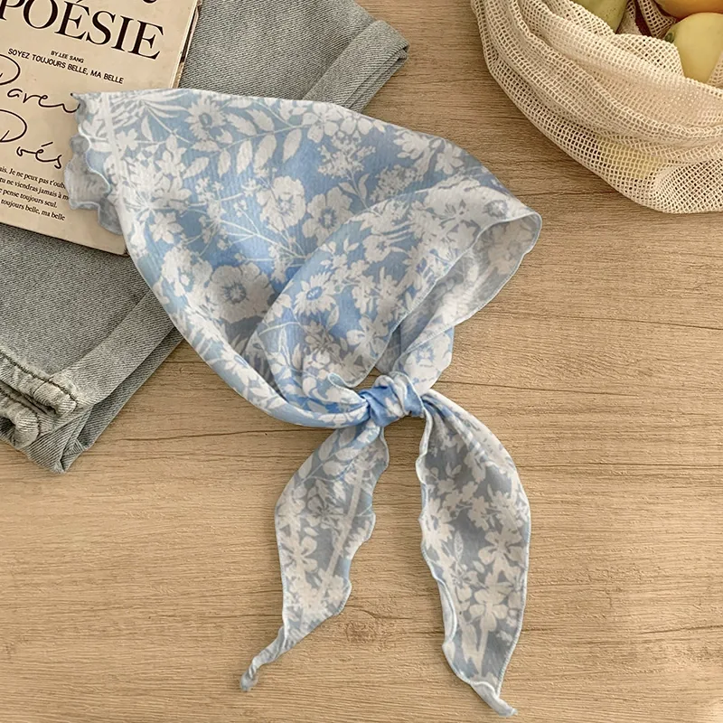 Checkered Triangle Scarf view 8