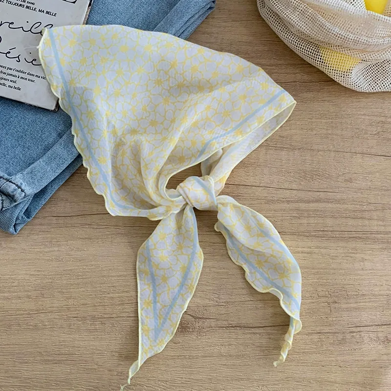 Checkered Triangle Scarf view 12