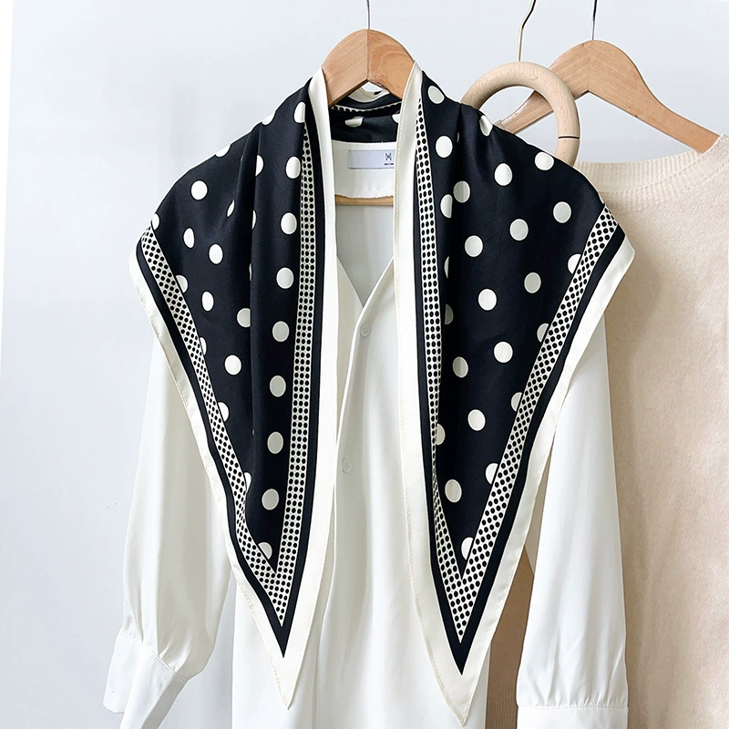 Polka Dot Triangle Scarf