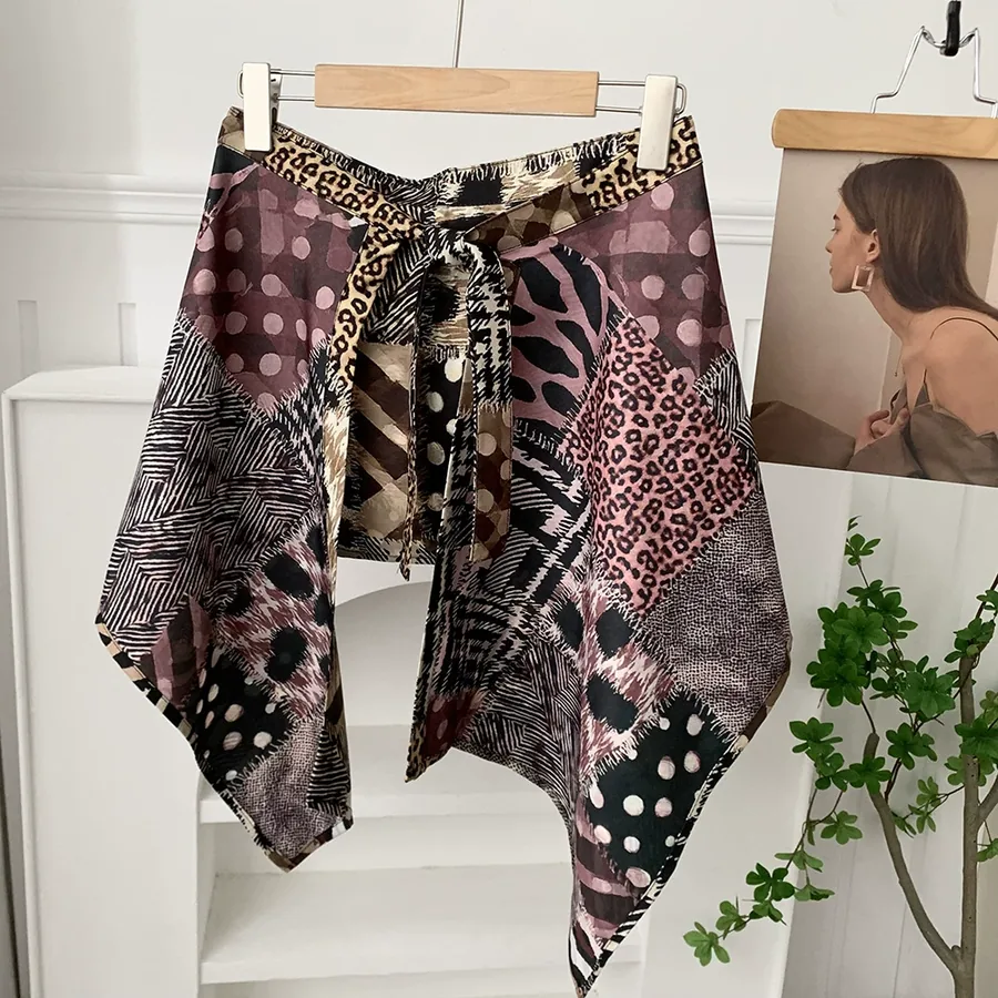 Checkered Skirt Scarf view 9