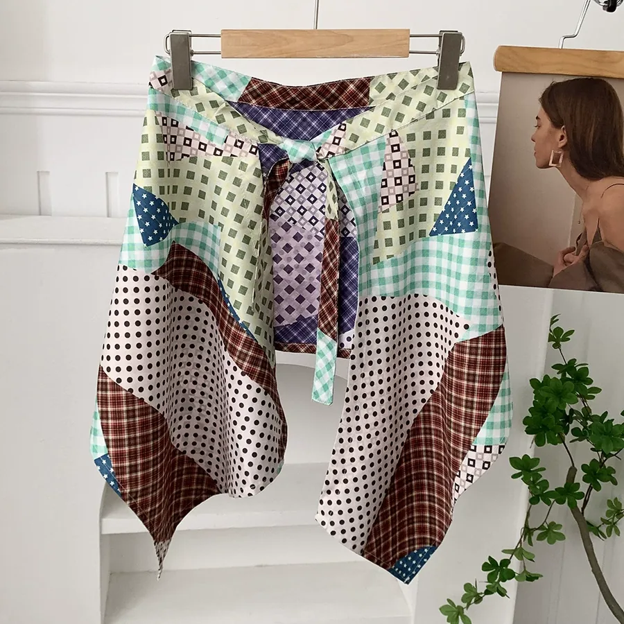 Checkered Skirt Scarf view 11