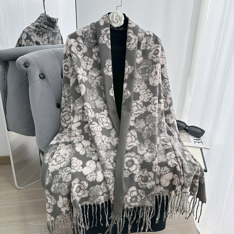 Faux Cashmere Winter Scarf view 4
