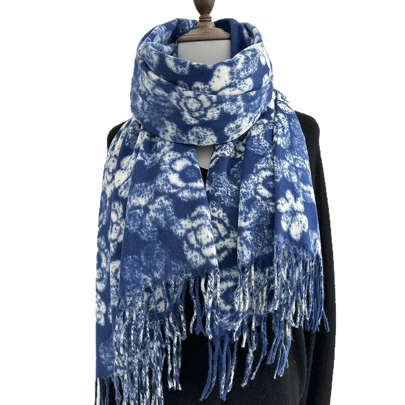 Faux Cashmere Winter Scarf view 5