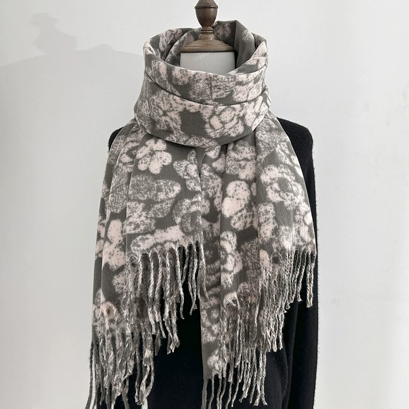 Faux Cashmere Winter Scarf view 6