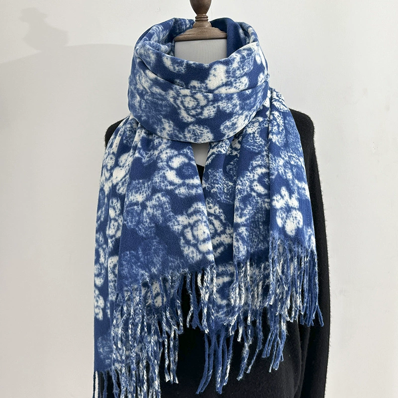 Faux Cashmere Winter Scarf view 7
