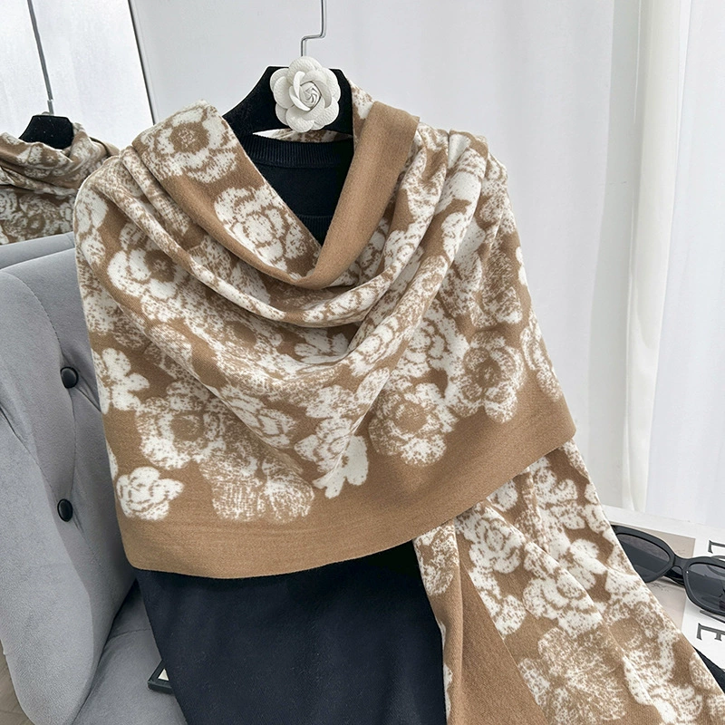 Faux Cashmere Winter Scarf view 8