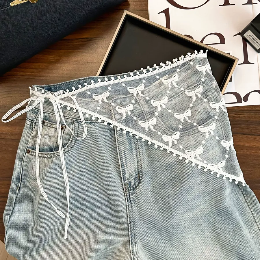 Lace Triangle Head Scarf view 3