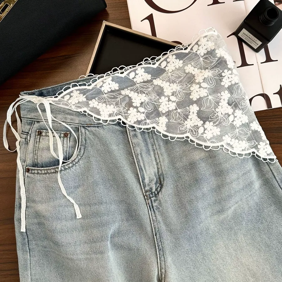 Lace Triangle Head Scarf view 10