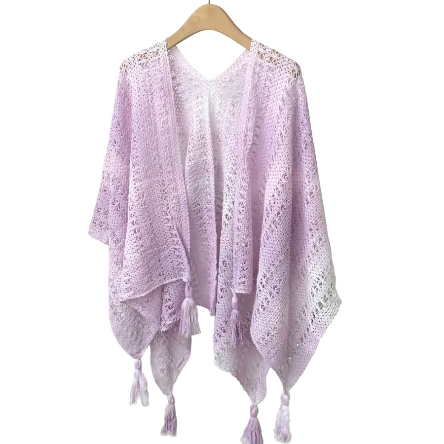 Ombre Knit Shawl view 5