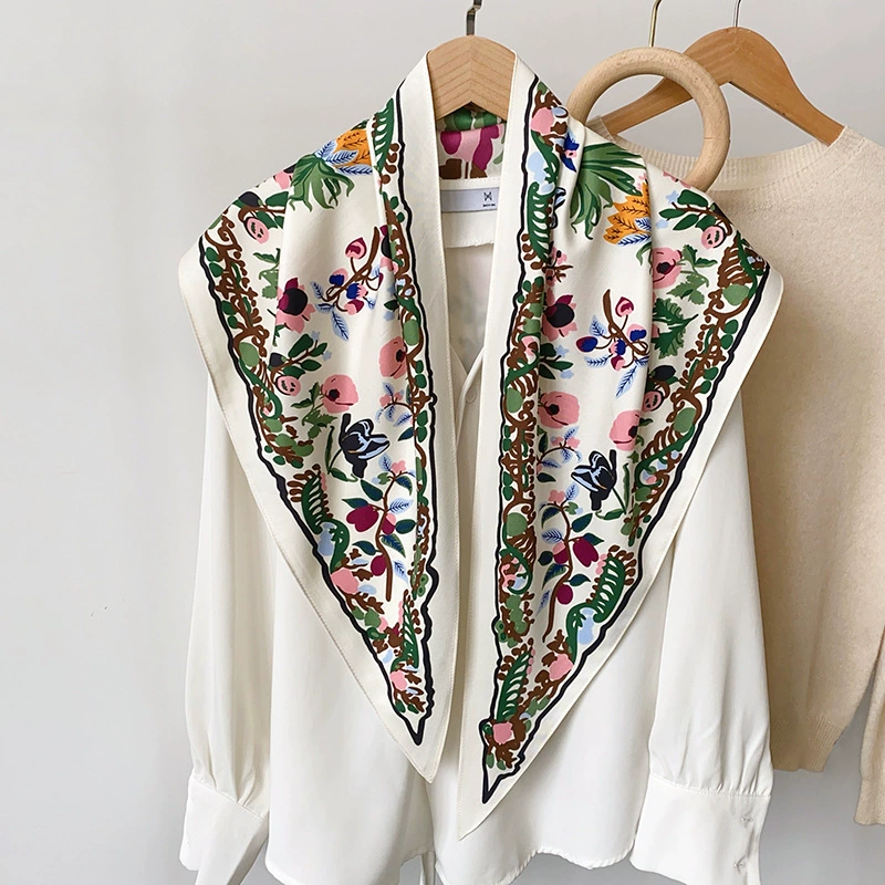 Floral Triangle Scarf