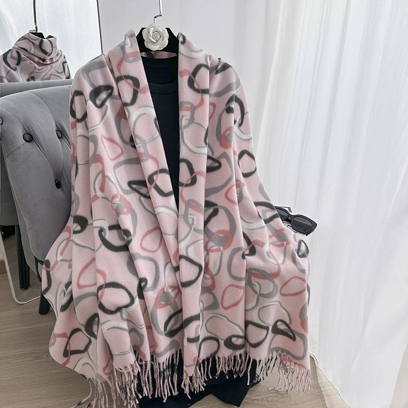 Faux Cashmere Winter Scarf view 2
