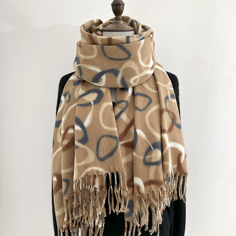 Faux Cashmere Winter Scarf view 3