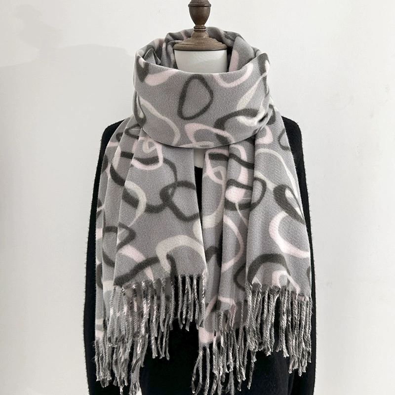 Faux Cashmere Winter Scarf view 4