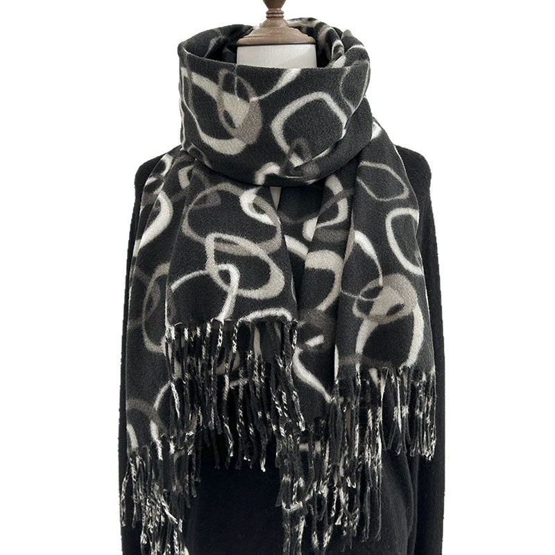 Faux Cashmere Winter Scarf view 5