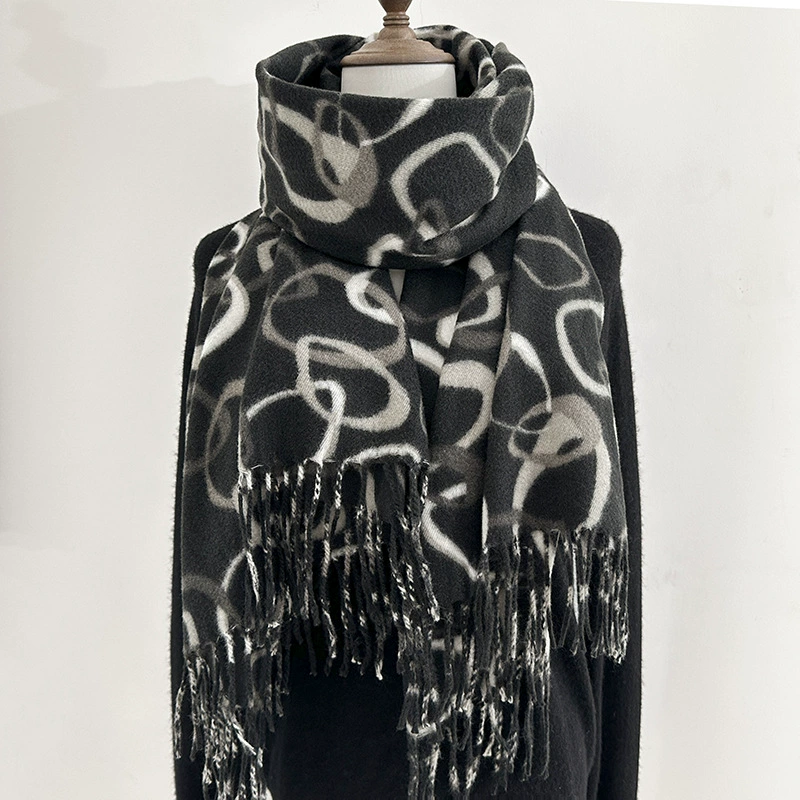 Faux Cashmere Winter Scarf view 6