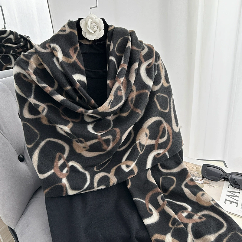 Faux Cashmere Winter Scarf view 7