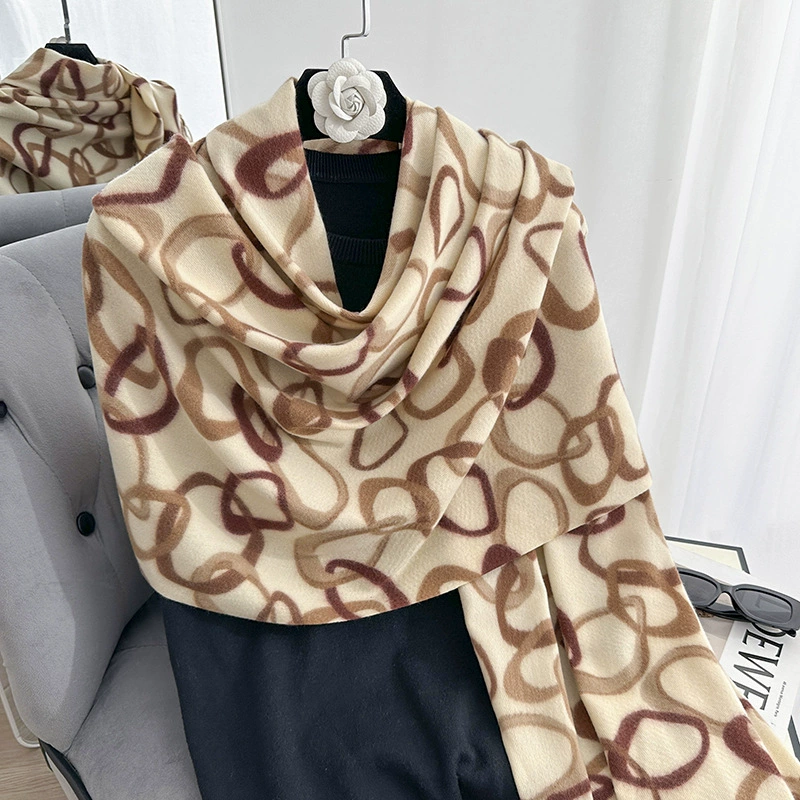 Faux Cashmere Winter Scarf view 9