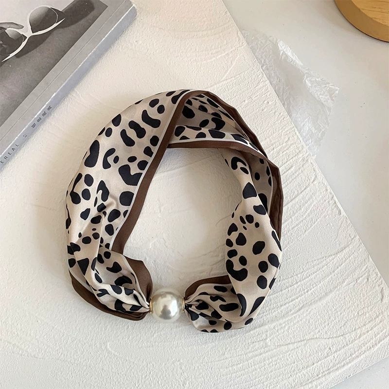 Magnetic Pearl Silk Twilly view 8