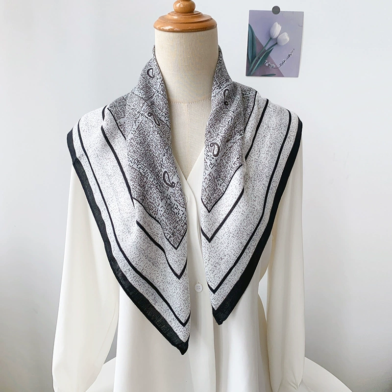 Paisley Silk Scarf view 3