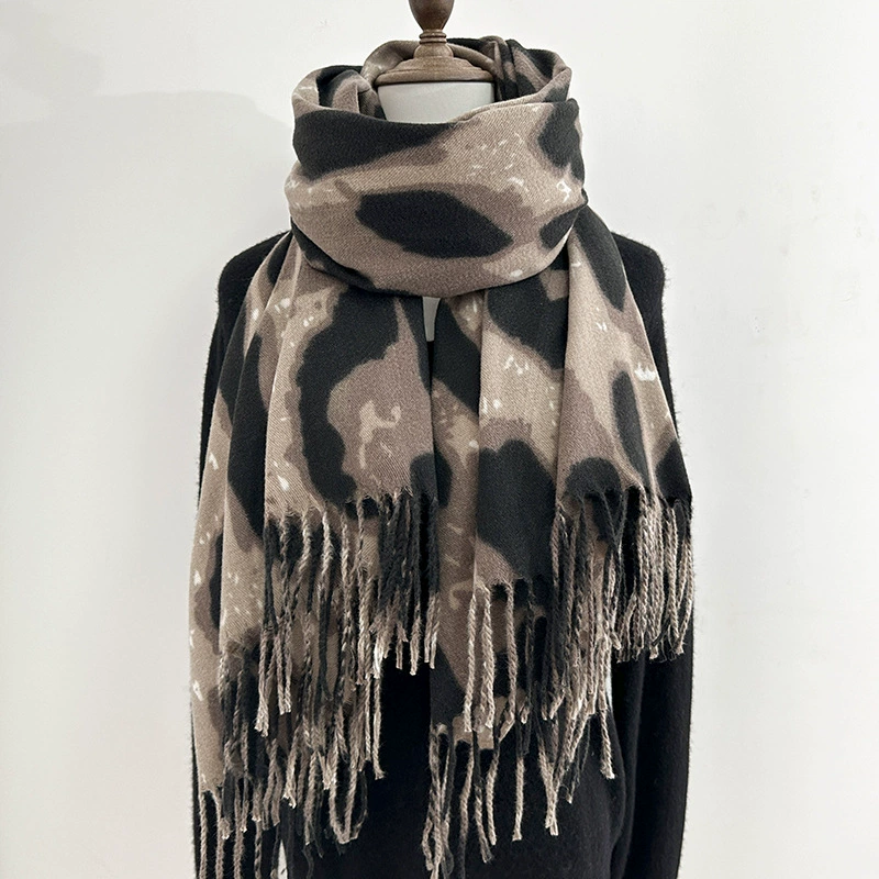 Cow Print Winter Scarf view 6