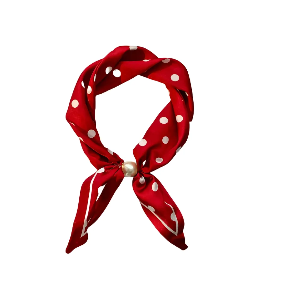 Magnetic Pearl Silk Twilly view 5